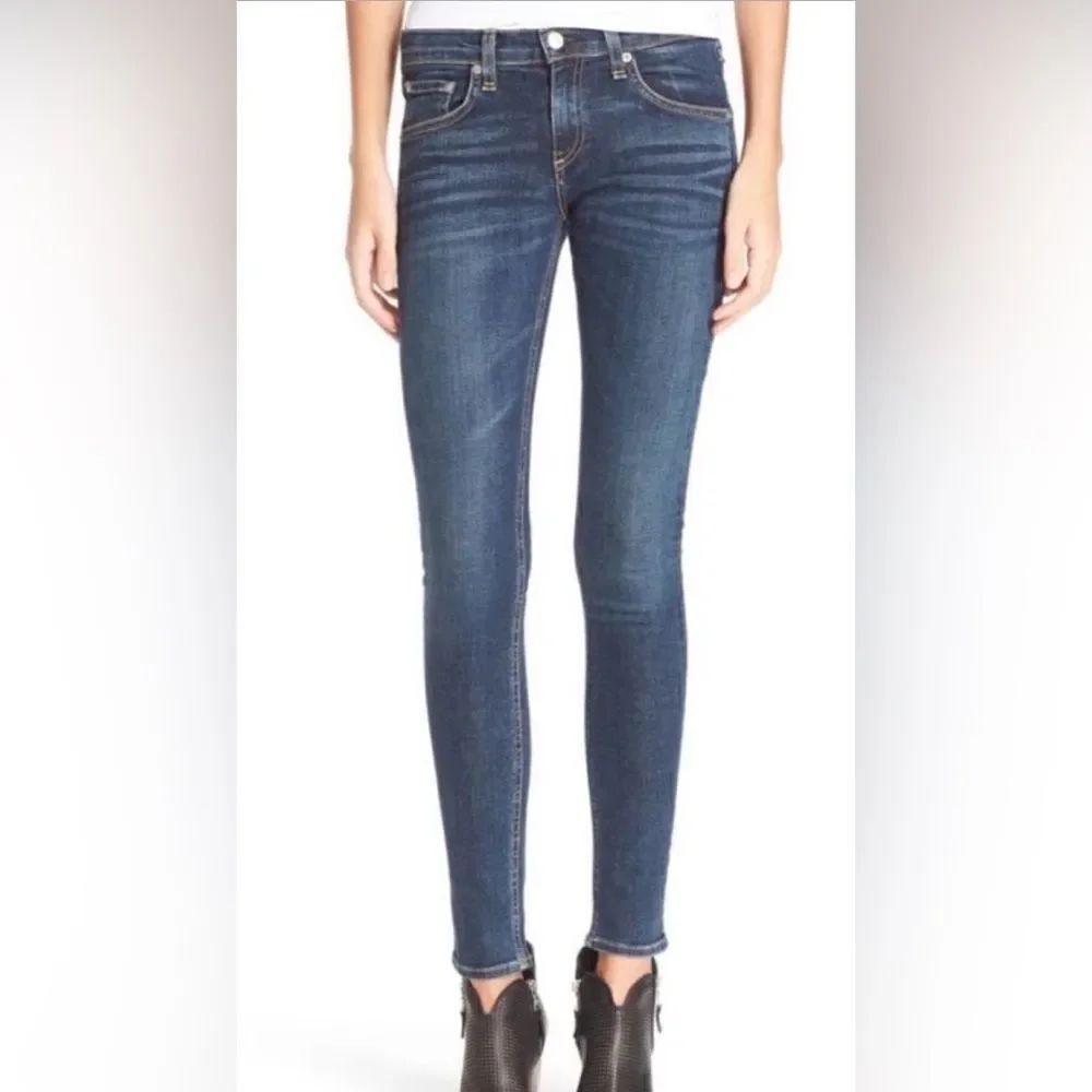 Rag and Bone Modele Phoenicia Mid Rise Skinny Jeans 26